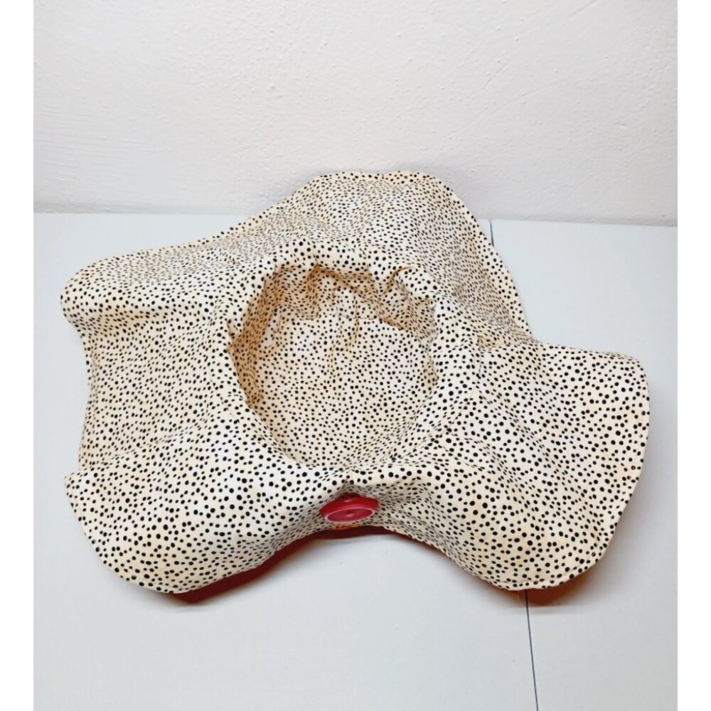 Super cute handmade bright flower summer/resort hat - Picture 3 of 9